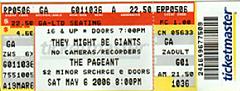 2006-05-06 Ticket Stub.jpg