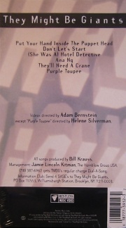 Back of VHS box