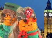 The Puppet Johns dressed as "The Hippie Man" and The Queen of England.
