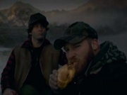 Screenshot from the Dunkin' Donuts commercial.