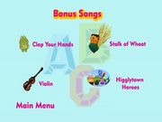 Menu from the Here Come The ABCs DVD