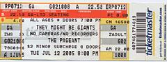 2005-07-12 Ticket Stub.jpg