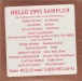 Hello 1993 Sampler