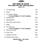 New Songs From Their Upcoming Album Mink Car sampler cover