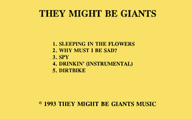 1993 Sampler - TMBW: The They Might Be Giants Knowledge Base