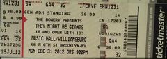 2012-12-31 Ticket Stub.jpg