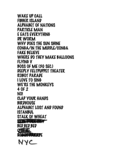 2006-12-09a Setlist.png